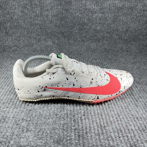 Nike Zoom Rival S 9 Men's Size 8 Paint Splatter White Crimson Jade 907564-101 - Picture 9 of 14
